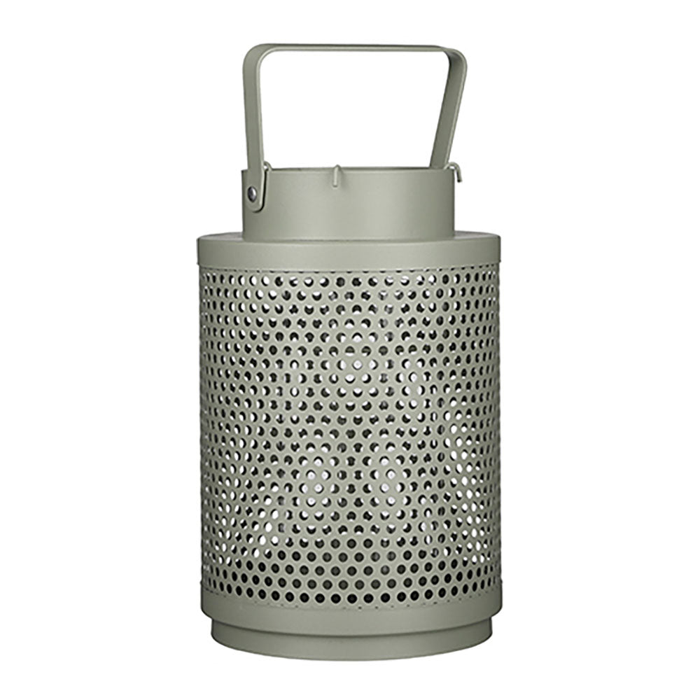 Farol porta-velas barney cor verde ø16x25cm_0