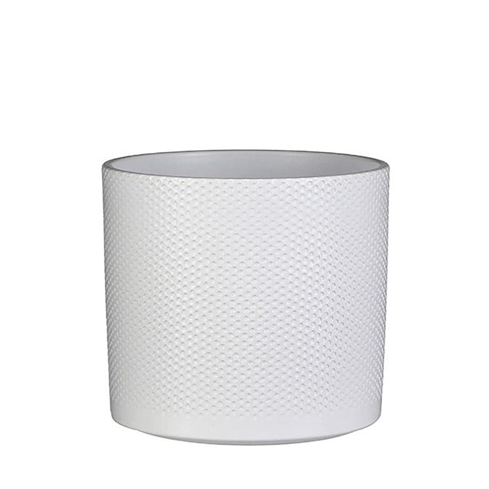 Vaso de cerâmica era cor branco ø23x21,5cm_0