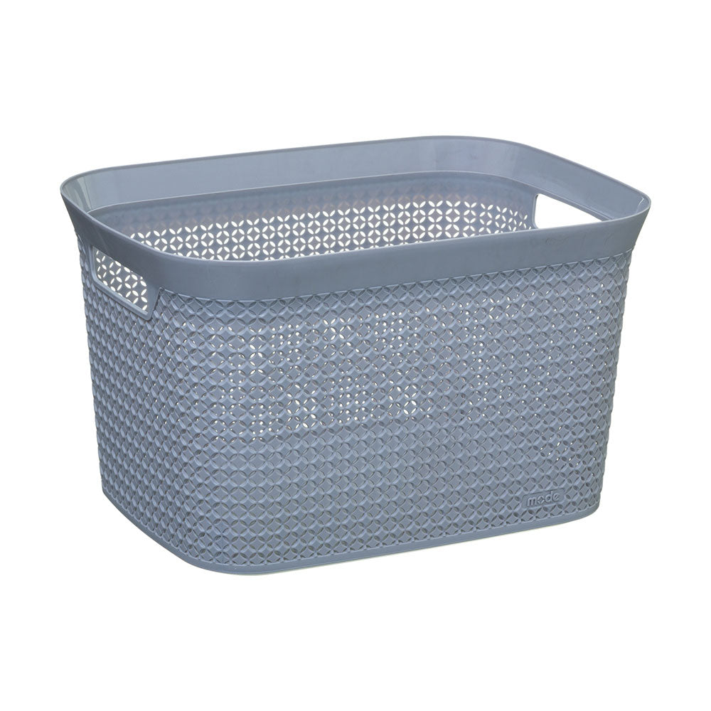 Cesto para roupa cor cinzento 25l 41,5x31,2x25,7cm_0