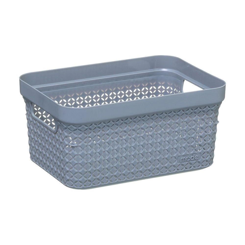 Cesto para roupa cor cinzento 17l 37,5x26x21,3cm_0