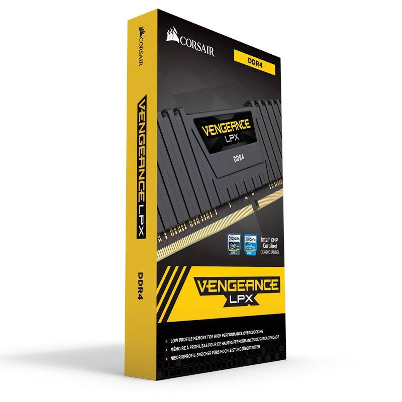 Memória RAM Corsair Vengeance LPX 32GB (2x16GB) DDR4-3600MHz CL18 Preta