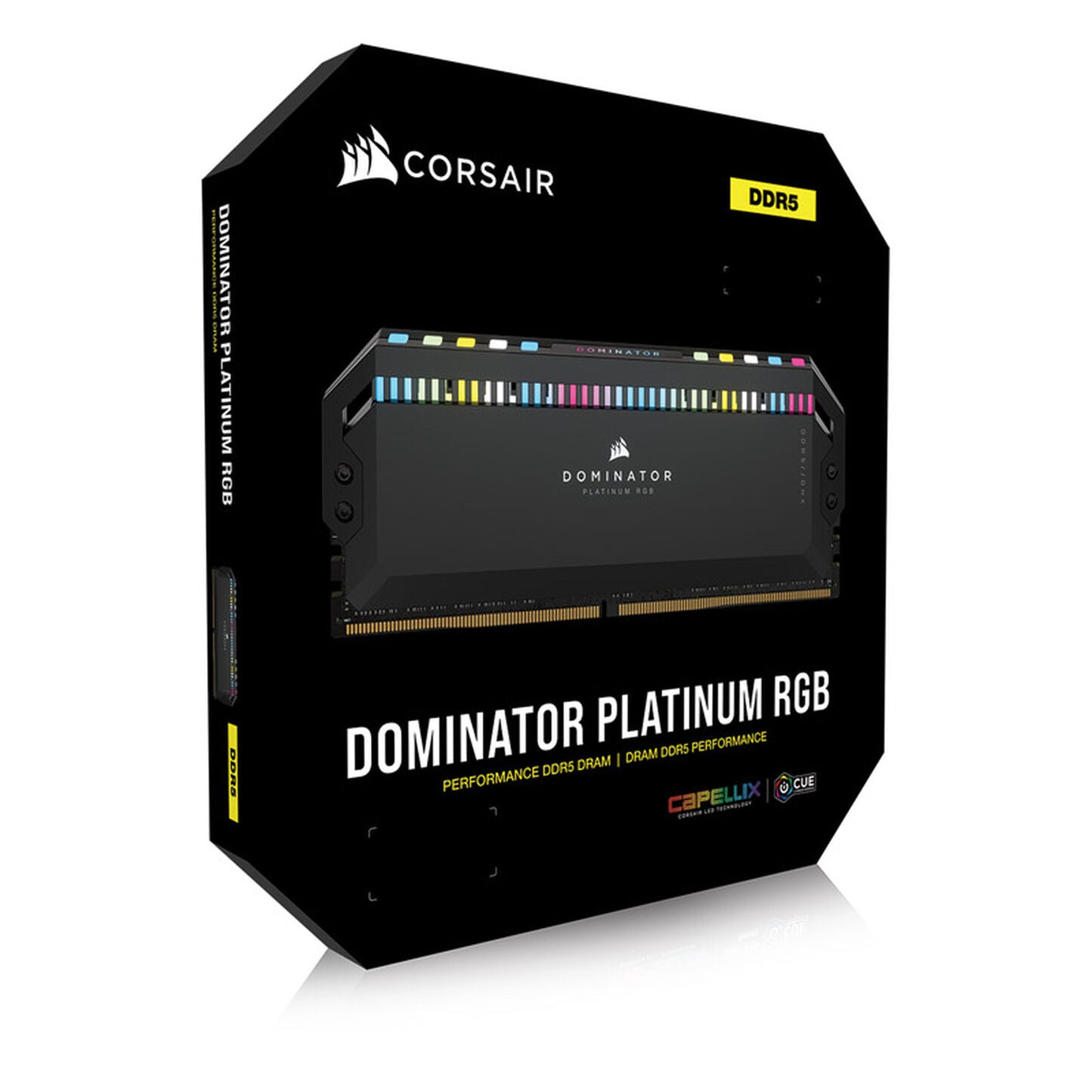 Memória RAM Corsair Dominator Platinum RGB DDR5 6600MHz 64GB (2x32GB) CL32 Pretas