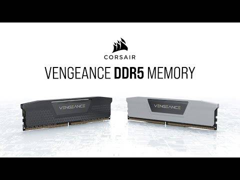 Memória RAM Corsair Vengeance 32GB (2x16GB) DDR5-6000MHz CL30 / Preto / CMK32GX5M2B6000C30