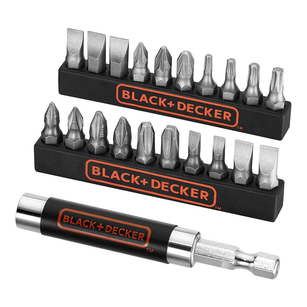 Conjunto de 21 peças de bits para chave de fenda com suporte magnético._0