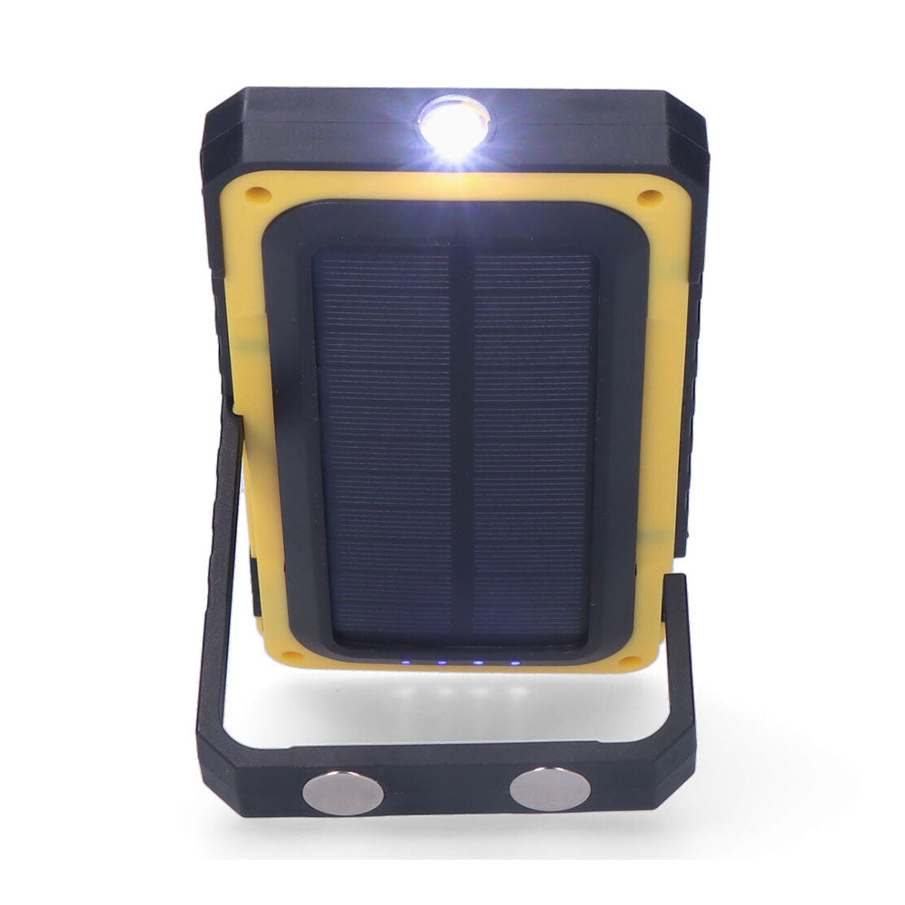 Lanterna LED Solar Recarregável EDM COB 10W 750lm com Gancho e Íman 36126