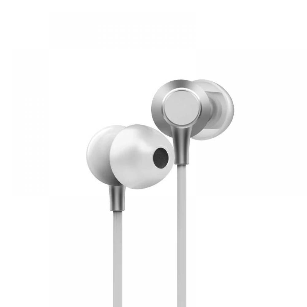Auriculares Energy Sistem Metaizados Jack 3.5mm Branco e Cinza