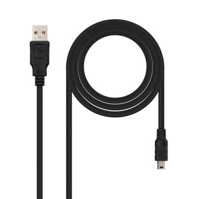 Cabo USB-A Macho para Mini USB Macho 1.8m Nano Cable 10.01.0402