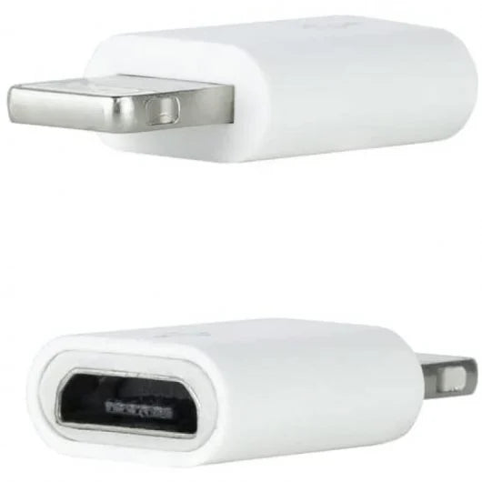 Nanocable Adaptador de Lightning para Micro USB Branco
