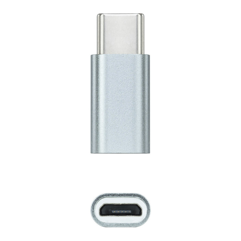 Adaptador Nanocable 10.02.0011 USB Tipo-C Macho - MicroUSB Fêmea