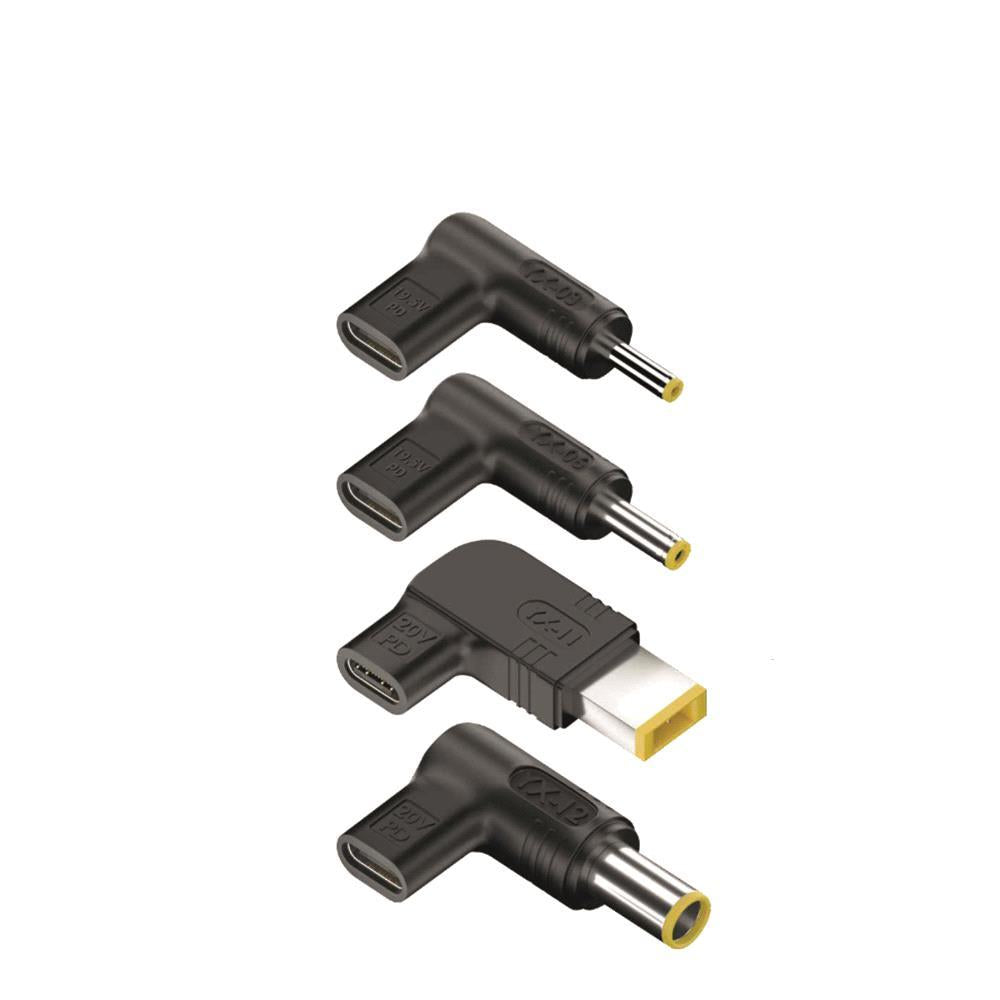 Conjunto de Adaptadores para Carregadores de Portáteis Lenovo / NGS BUD-L / 4 Unidades