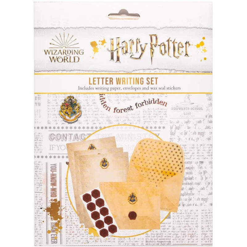 Conjunto Papel de Carta Harry Potter A5 com Envelopes