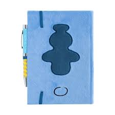 Caderno A5 Erik Premium Stitch de Capa Felpuda com Caneta esferográfica