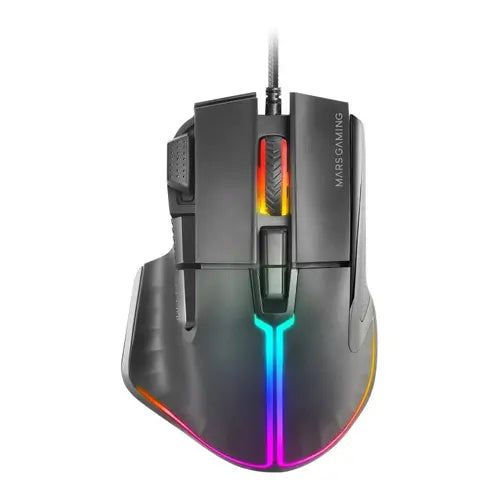 Rato Gaming Mars Gaming MM-XT 12800DPI Preto