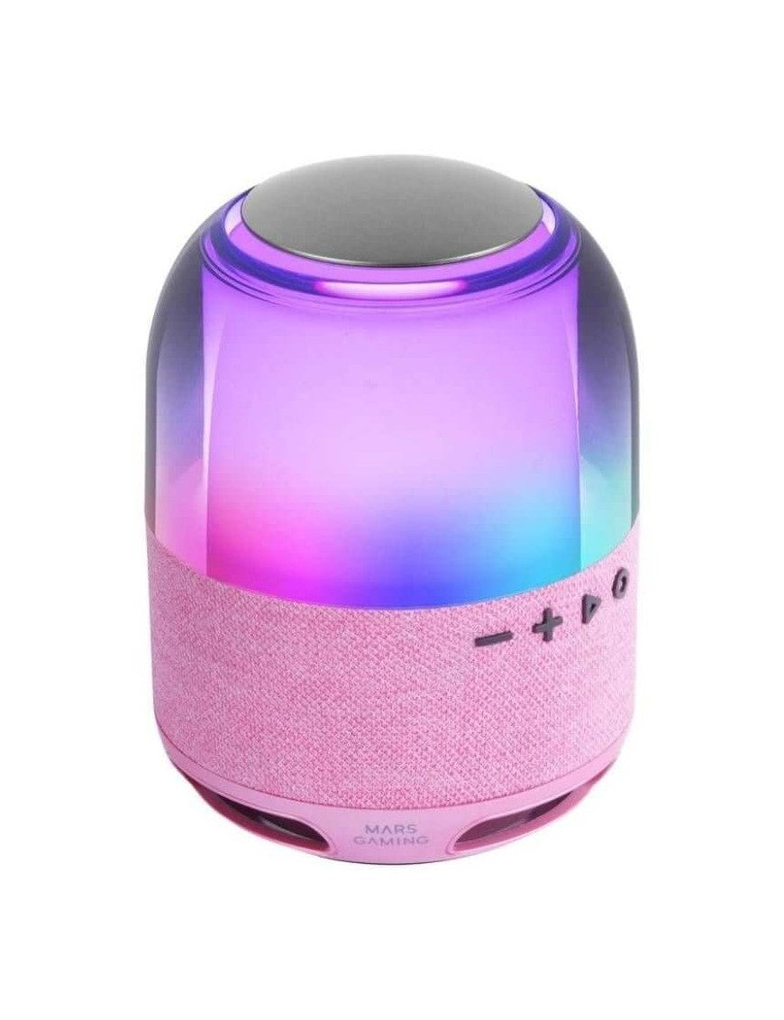 Coluna Bluetooth Mars Gaming MS-FLOW / 15W / Rosa