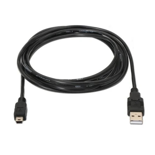 Cabo USB-A Macho para Mini USB Macho 1m AISENS A101-0024