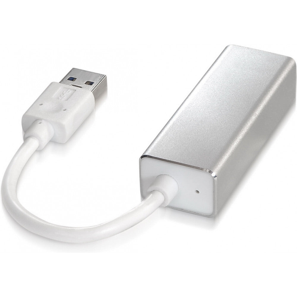 Adaptador de Rede Aisens A106-0049 USB 3.0 para 100/1000Mbps Gigabit Ethernet Branco