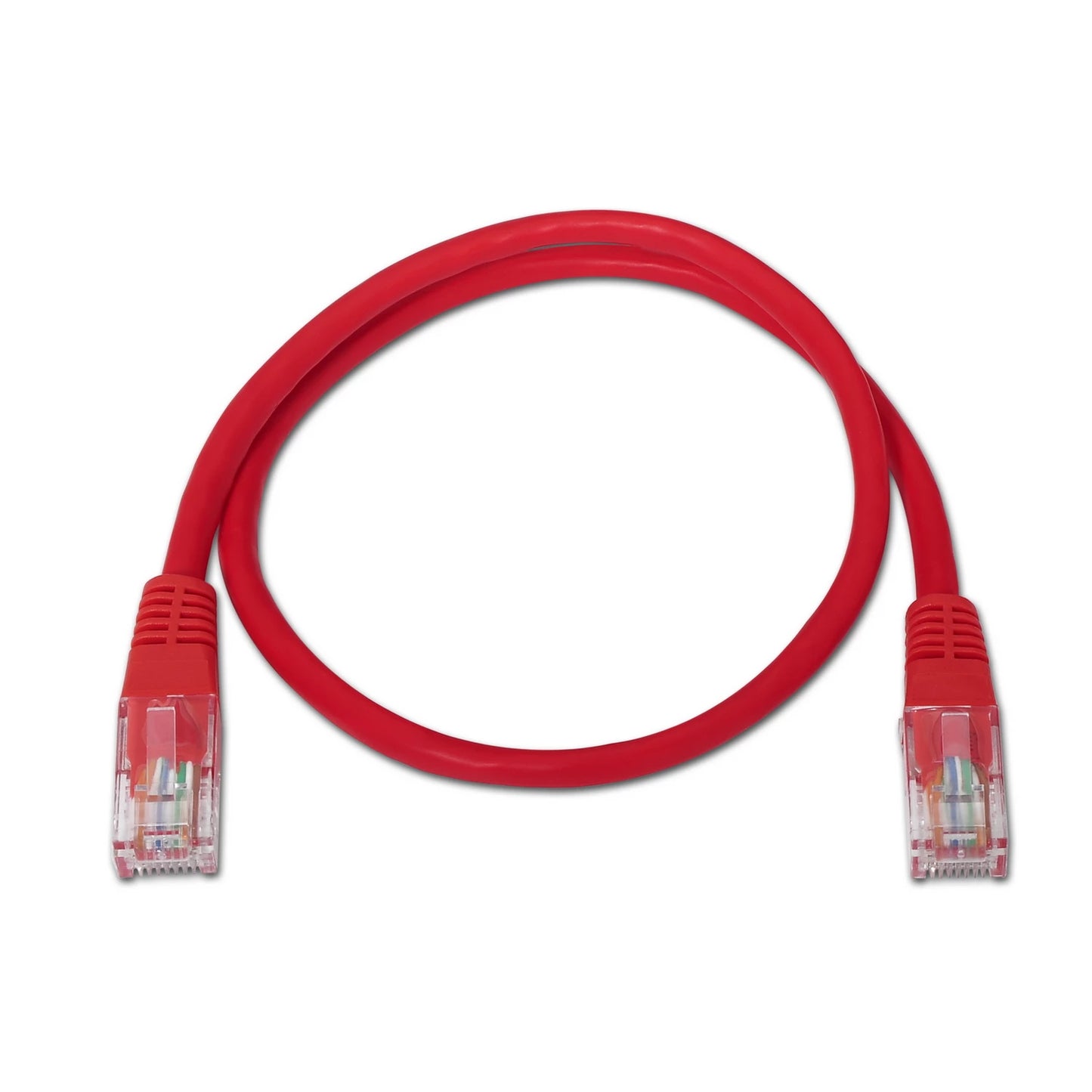 Cabo de rede RJ45 UTP Aisens A133-0187 Cat.5e/ 50cm/ Vermelho
