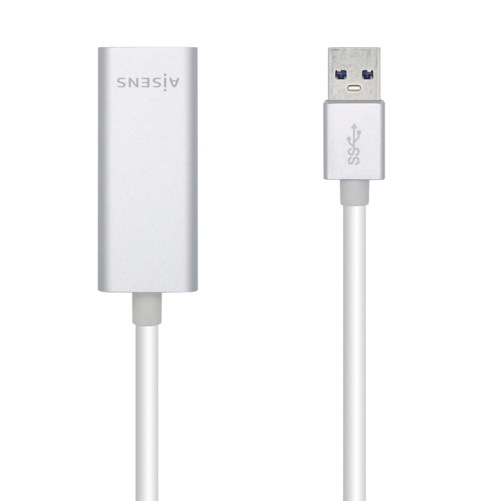 Adaptador de Rede Aisens A106-0504 USB 3.0 para 10/100/1000 Mbps Gigabit Ethernet 15CM