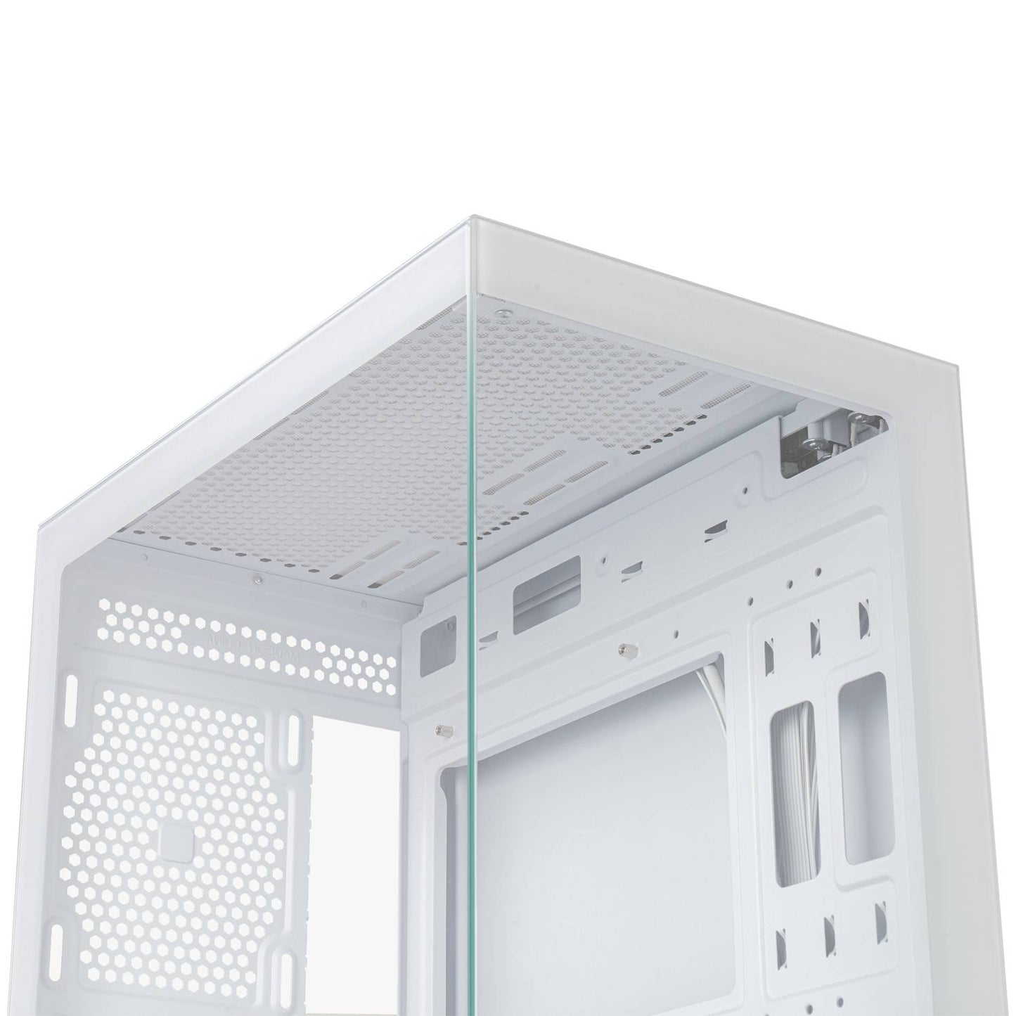 Caixa ATX Nox Hummer Vision Tempered Glass Branca