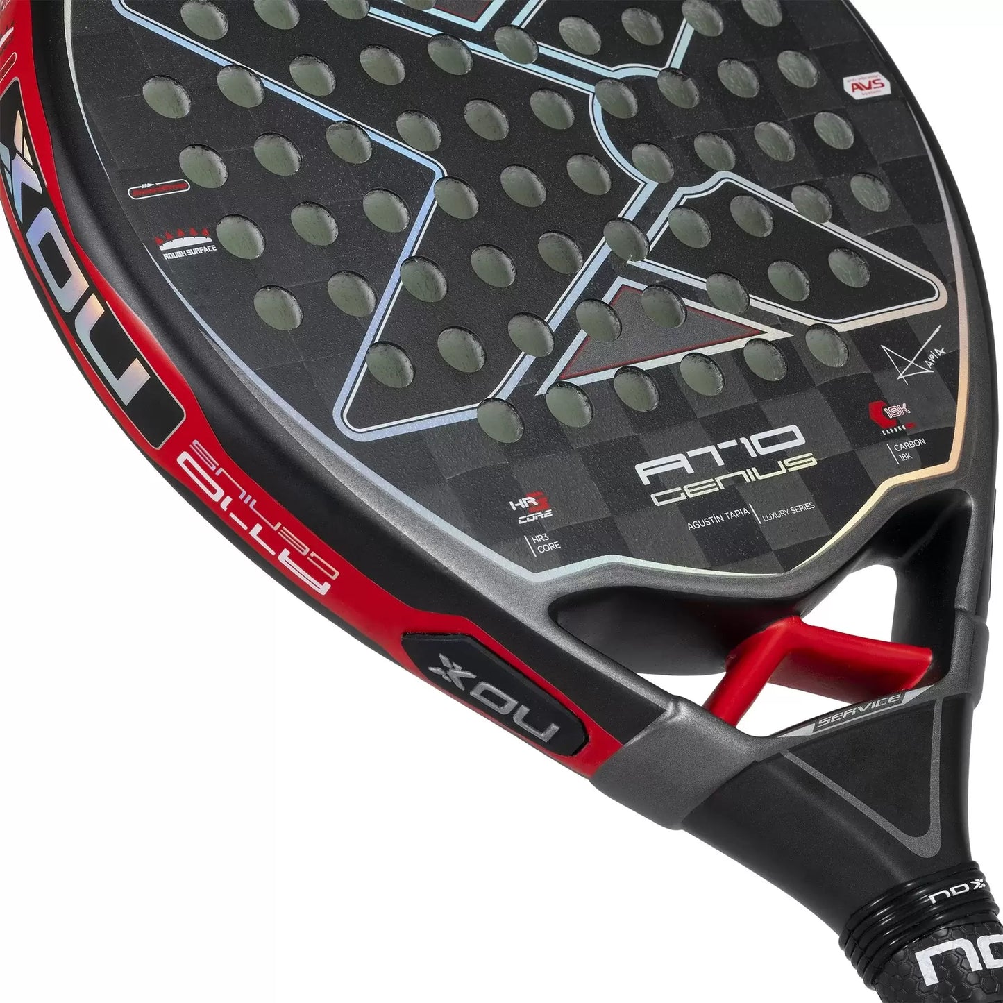 Raquete de Padel NoxSport AT10 Luxury Genius 18K 2023 (Agustin Tapia) / Preta e Cinzenta