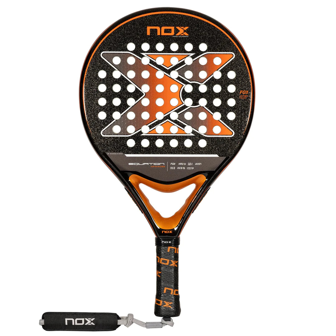 Raquete de Padel NoxSport Equation Advanced 2024 / Preta e Laranja