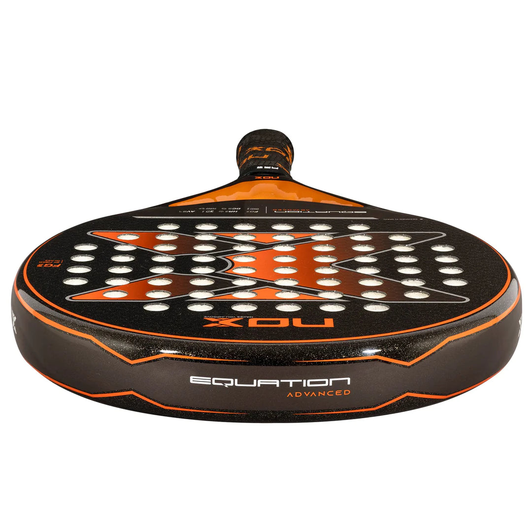 Raquete de Padel NoxSport Equation Advanced 2024 / Preta e Laranja