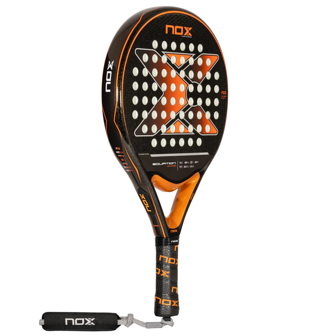 Raquete de Padel NoxSport Equation Advanced 2024 / Preta e Laranja
