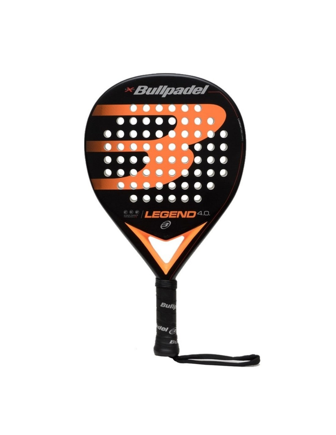 Raquete de Padel Bullpadel Legend 4.0 2022/ Laranja e Preta