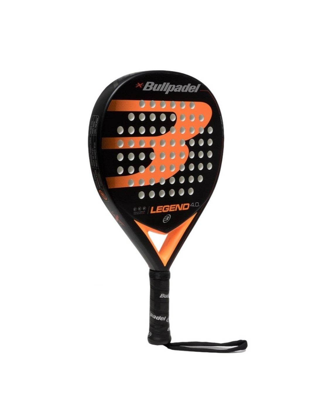 Raquete de Padel Bullpadel Legend 4.0 2022/ Laranja e Preta