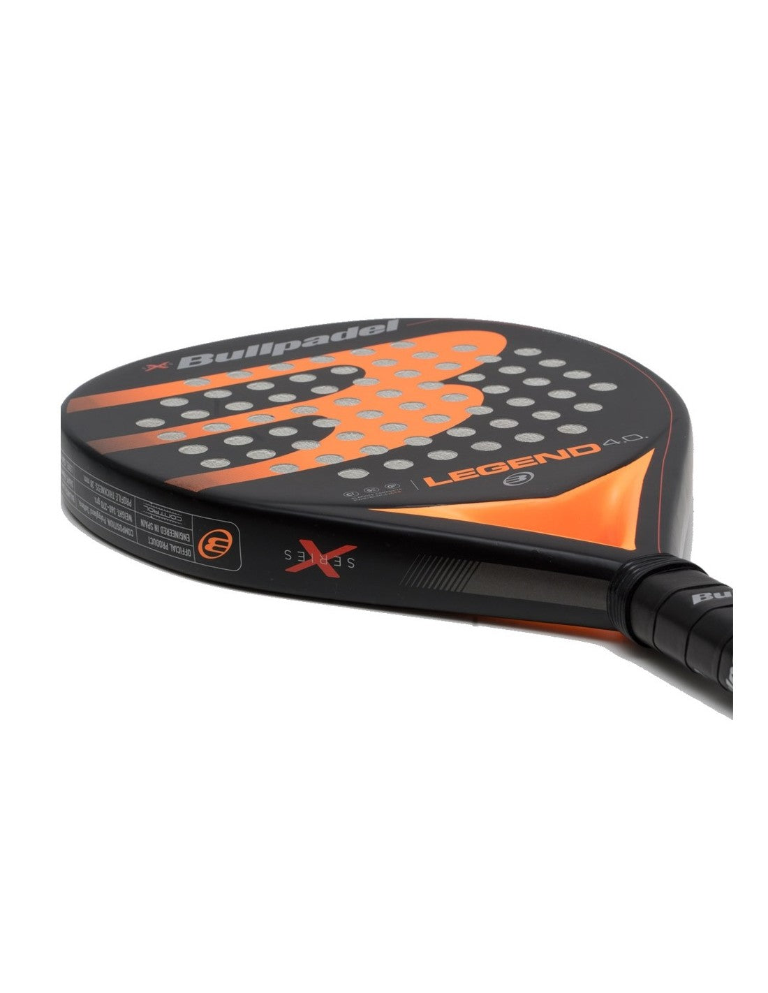 Raquete de Padel Bullpadel Legend 4.0 2022/ Laranja e Preta