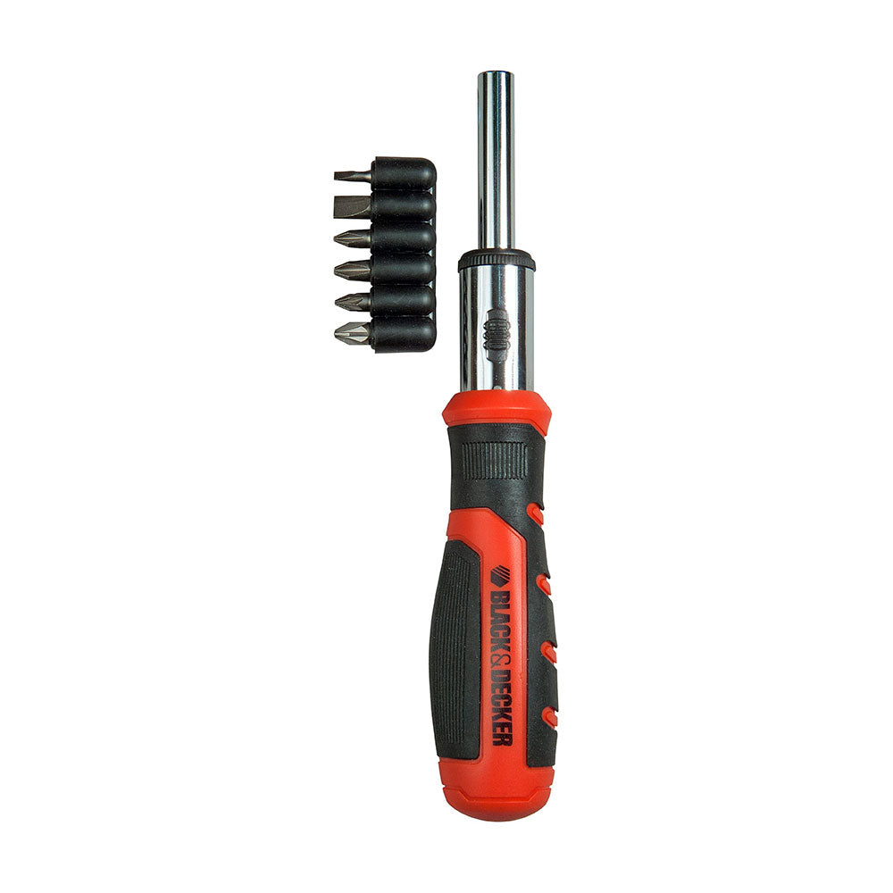 Jogo de bits com roquete + 6 bits bdht0-62129 black+decker_0