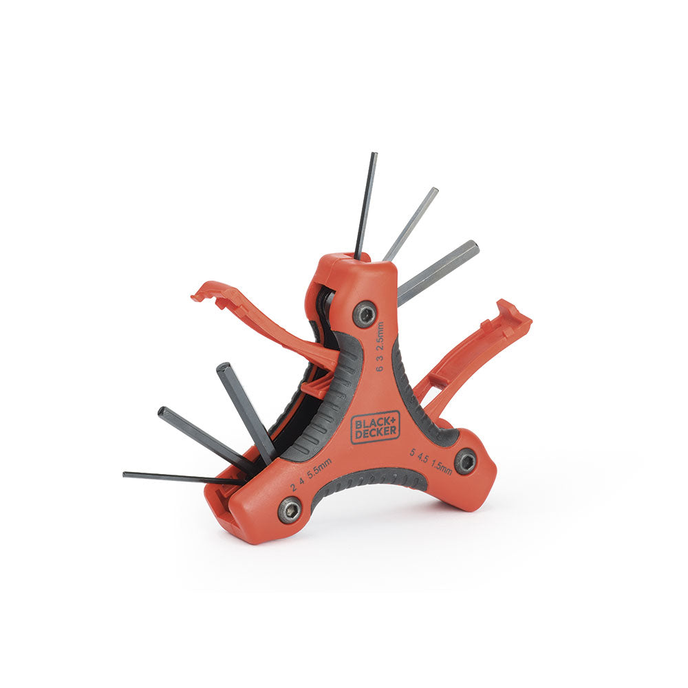 Jogo de 9 chaves hexagonais mm bdht0-71628 black+decker_0
