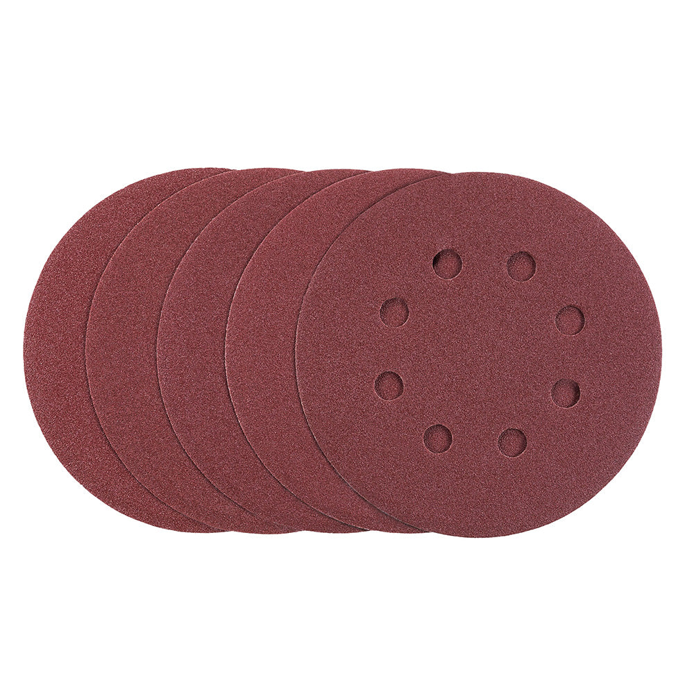 Discos para lixadora roto-orbital 120 g ø125 mm - 5 uds_0