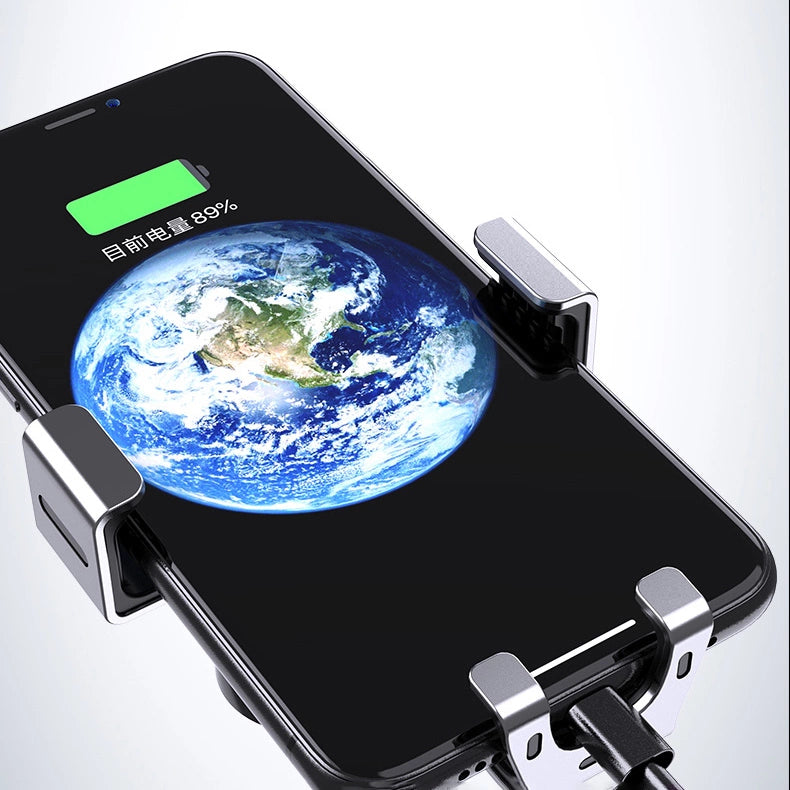 Gravity smartphone car holder for air vent silver (YC08)_10