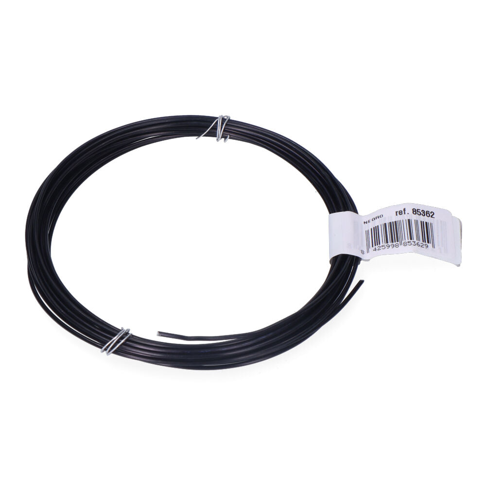 Rolo de arame de alumÃnio ø1,5 mm 5 m preto_0