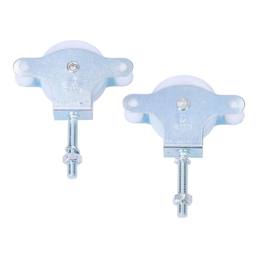 Pack 2 uds. poleia nylon 40 mm parafuso_0