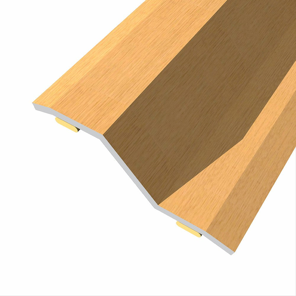 Junta de aço para desnÃvel 8-14 mm, adesiva, flooring, carvalho, 166 x 3,6 cm_0