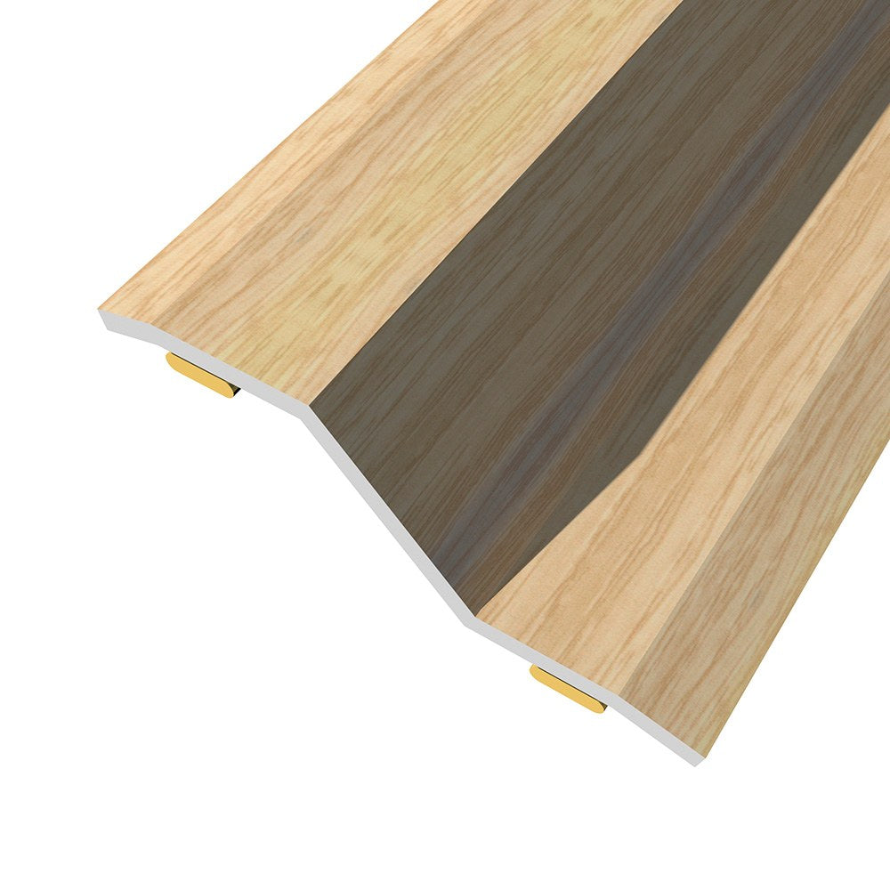 Junta de aço para desnÃvel 8-14 mm, adesiva, flooring, yellowstone, 166 x 3,6 cm_0