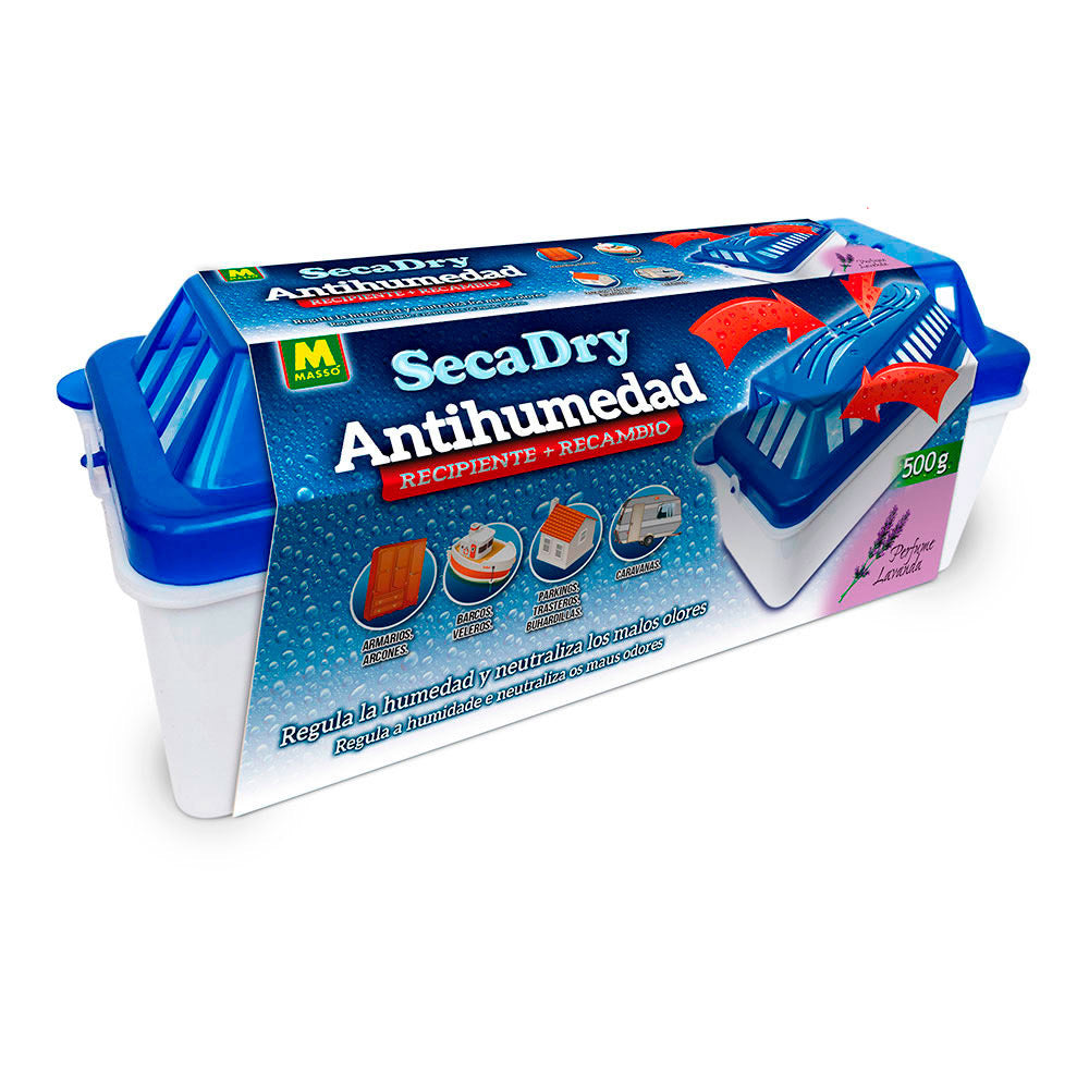 Secadry antihumidade recipiente+recarga 500g 231647 massó_0