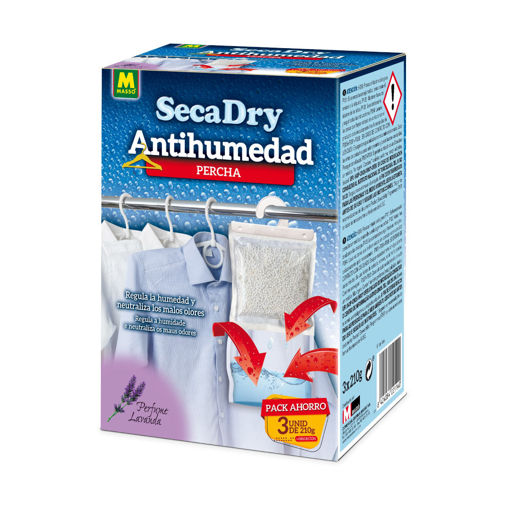 Secadry pack 3 ganchos antihumidade 3 x 210 g 231646 massó_0