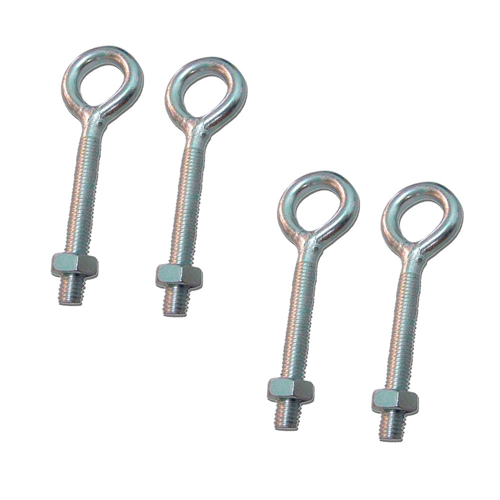 Camarão fechado soldado com porca hm01, m4 x 30 mm, zincado, blÃster 4 unidades_0