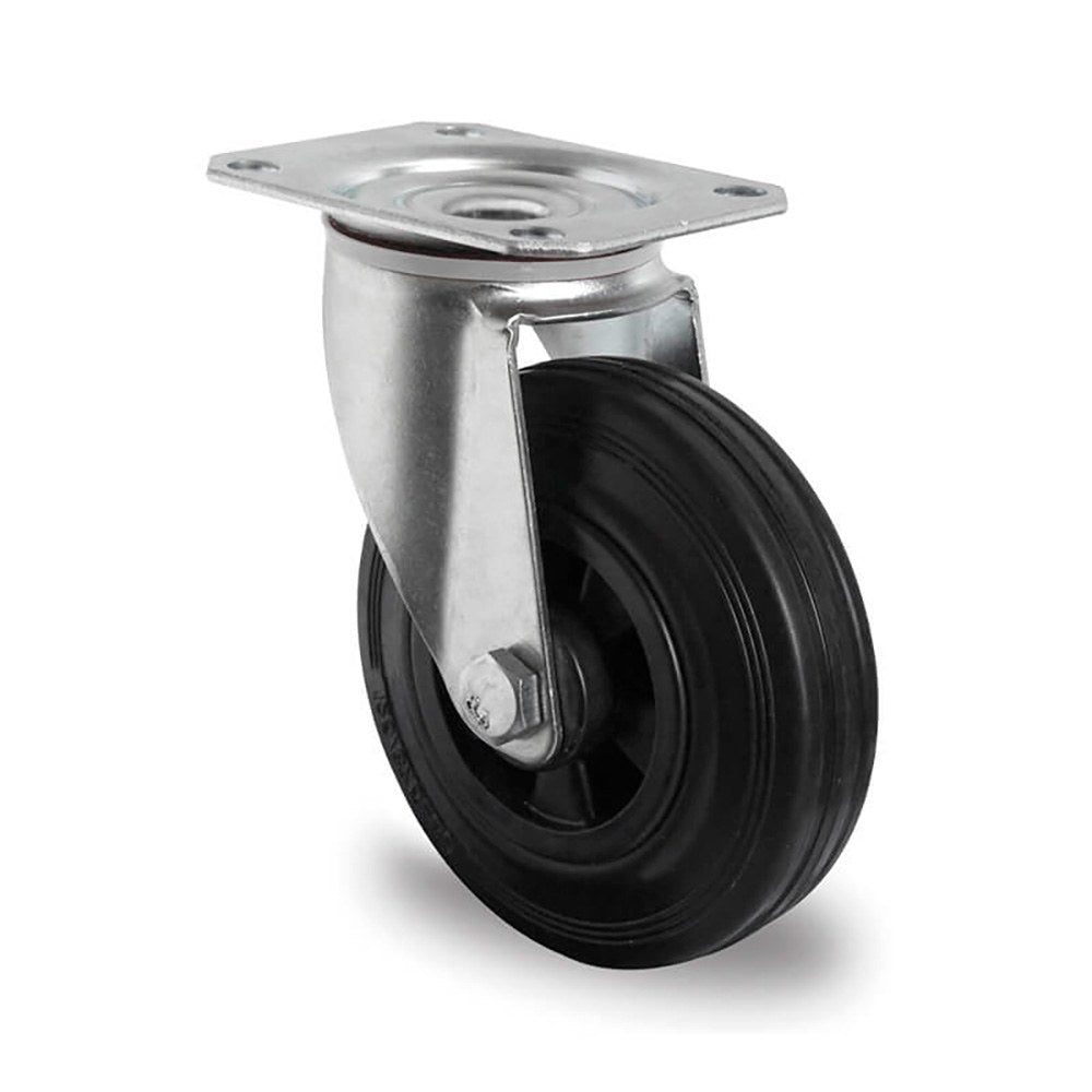 Roda para carga média, p4s4 r0n, com prato giratório, 105 x 80 mm, ø80 mm_0