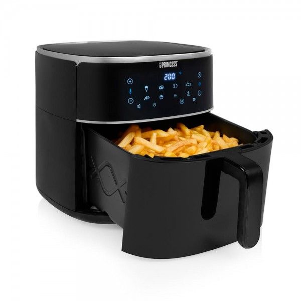 Fritadeira Air Fryer 8L 1800W Preto PRINCESS
