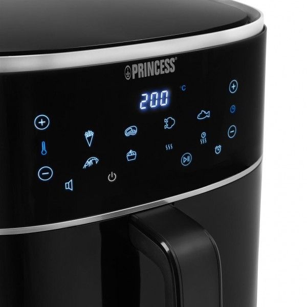 Fritadeira Air Fryer 8L 1800W Preto PRINCESS
