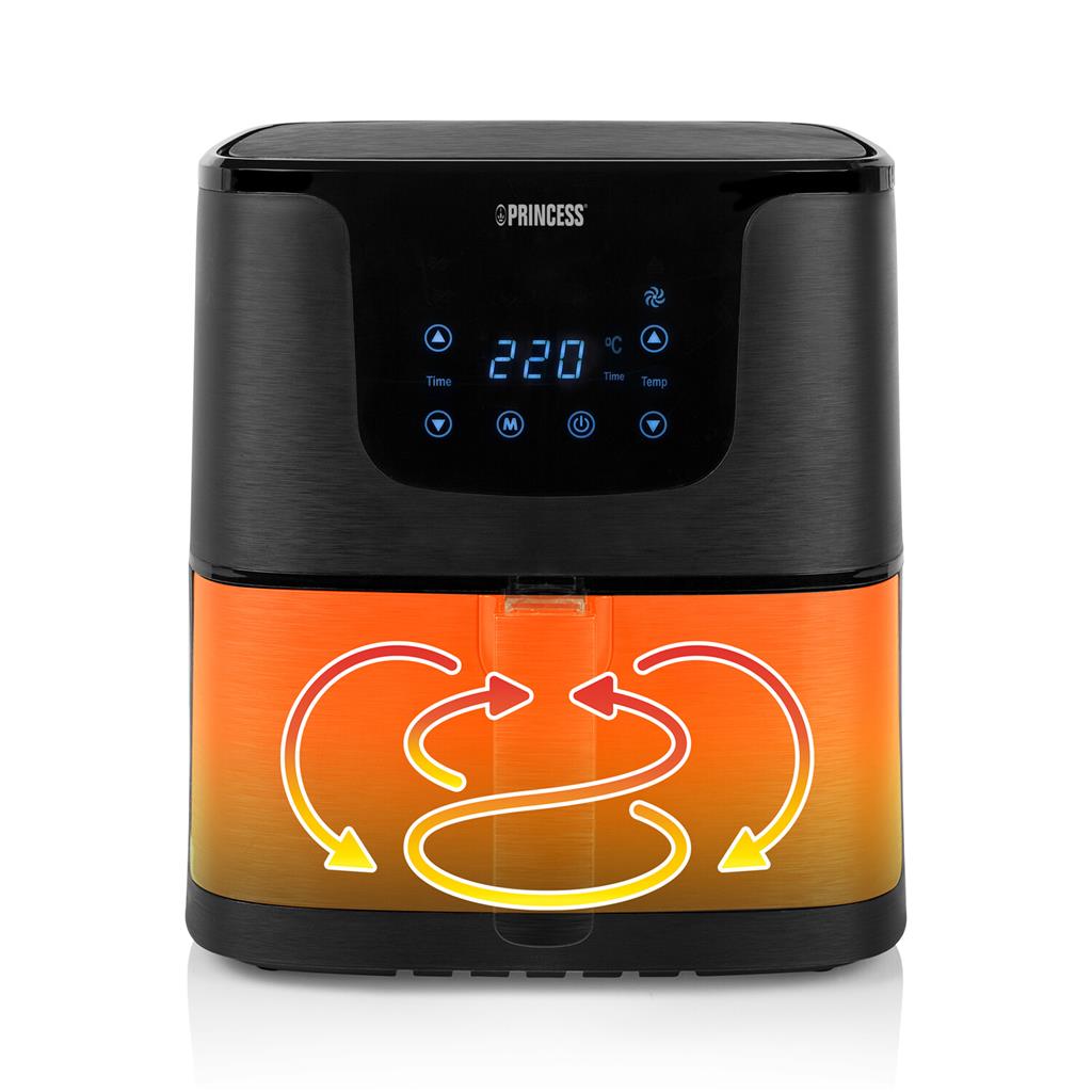 Air Fryer PRINCESS Fritadeira S/ Óleo Digital 5,2L 1700W 183014