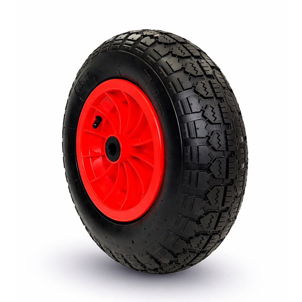 Roda pneumática, banda de rodagem de 4 lonas, carga máxima de 130 kg, ø360 mm_0