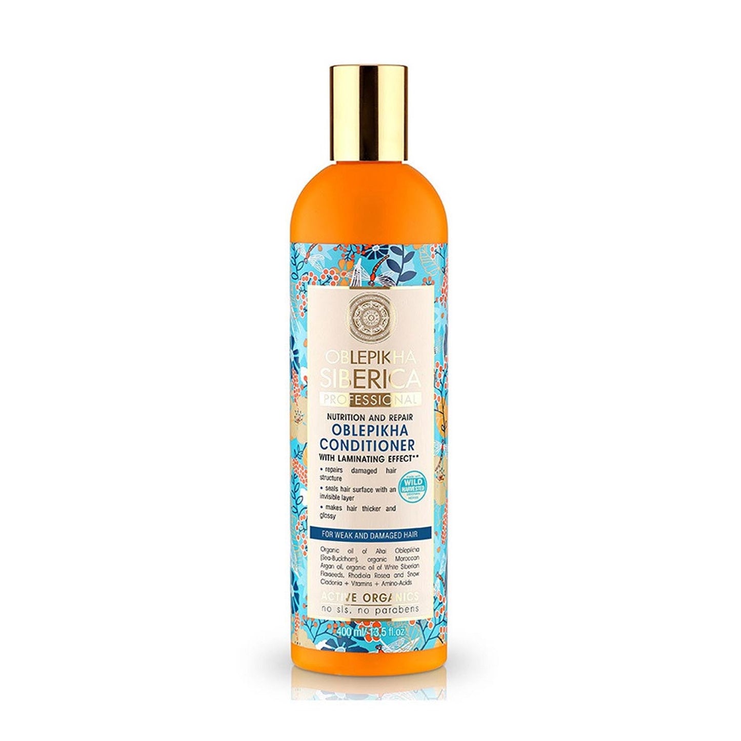 Acondicionador Natura Siberica / 400ML / Nutrição & Reparação para Cabelo Débil e Danificado_0