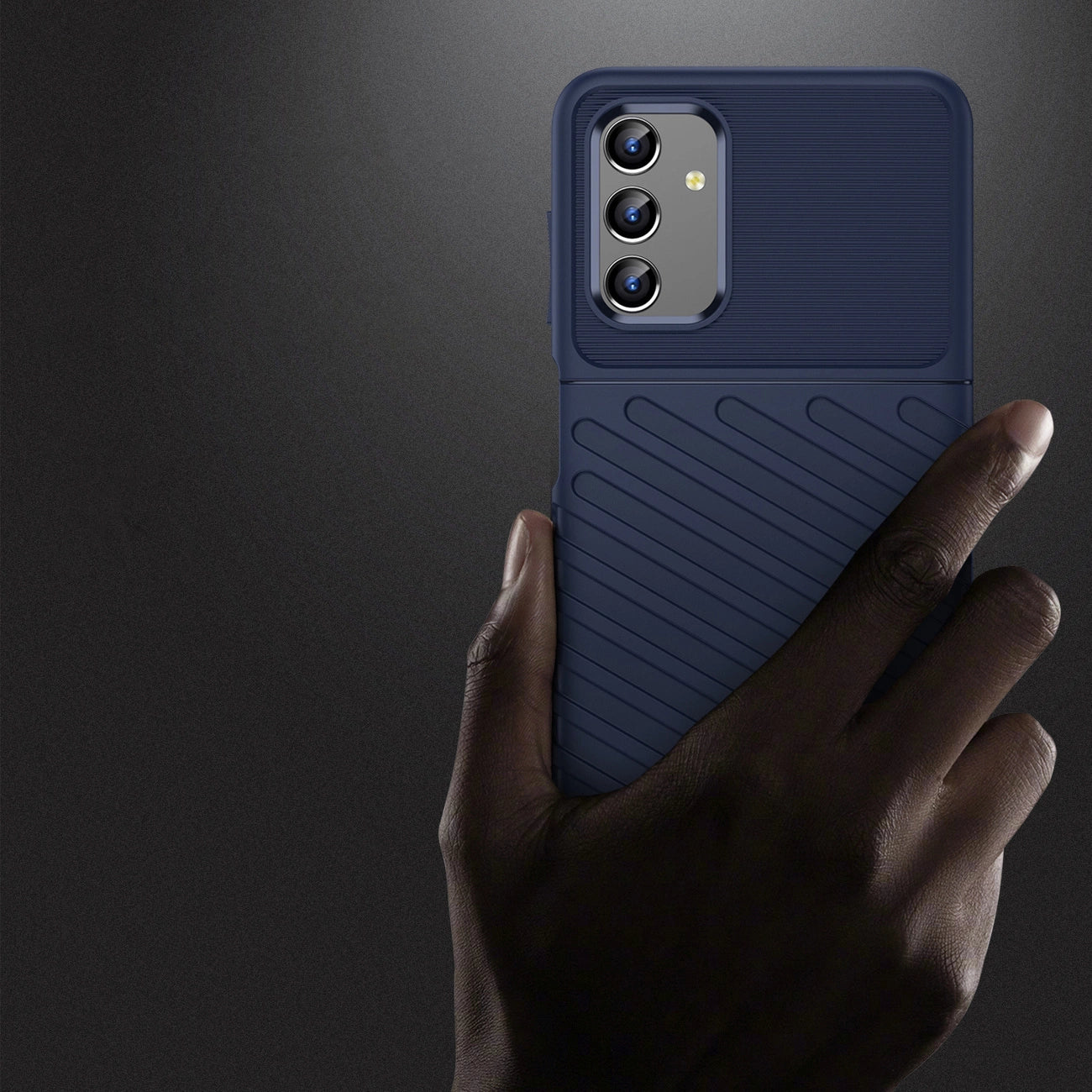Thunder Case flexible armored cover for Samsung Galaxy A13 5G blue_2