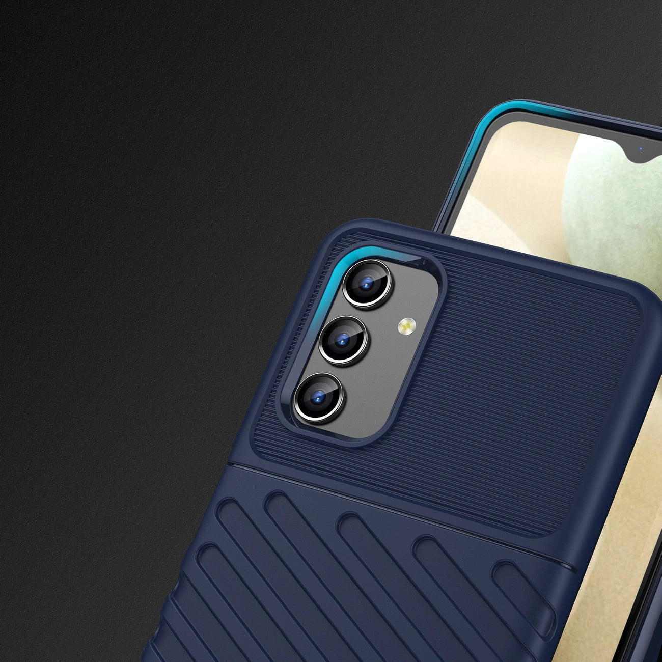 Thunder Case flexible armored cover for Samsung Galaxy A13 5G blue_3
