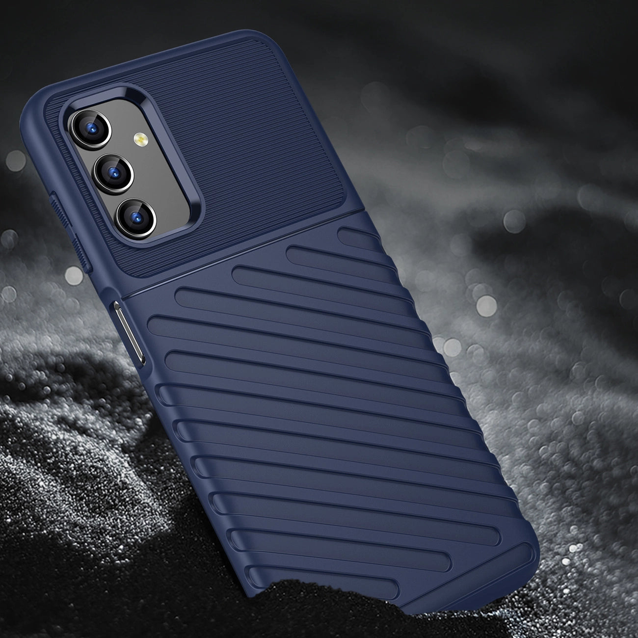 Thunder Case flexible armored cover for Samsung Galaxy A13 5G blue_4